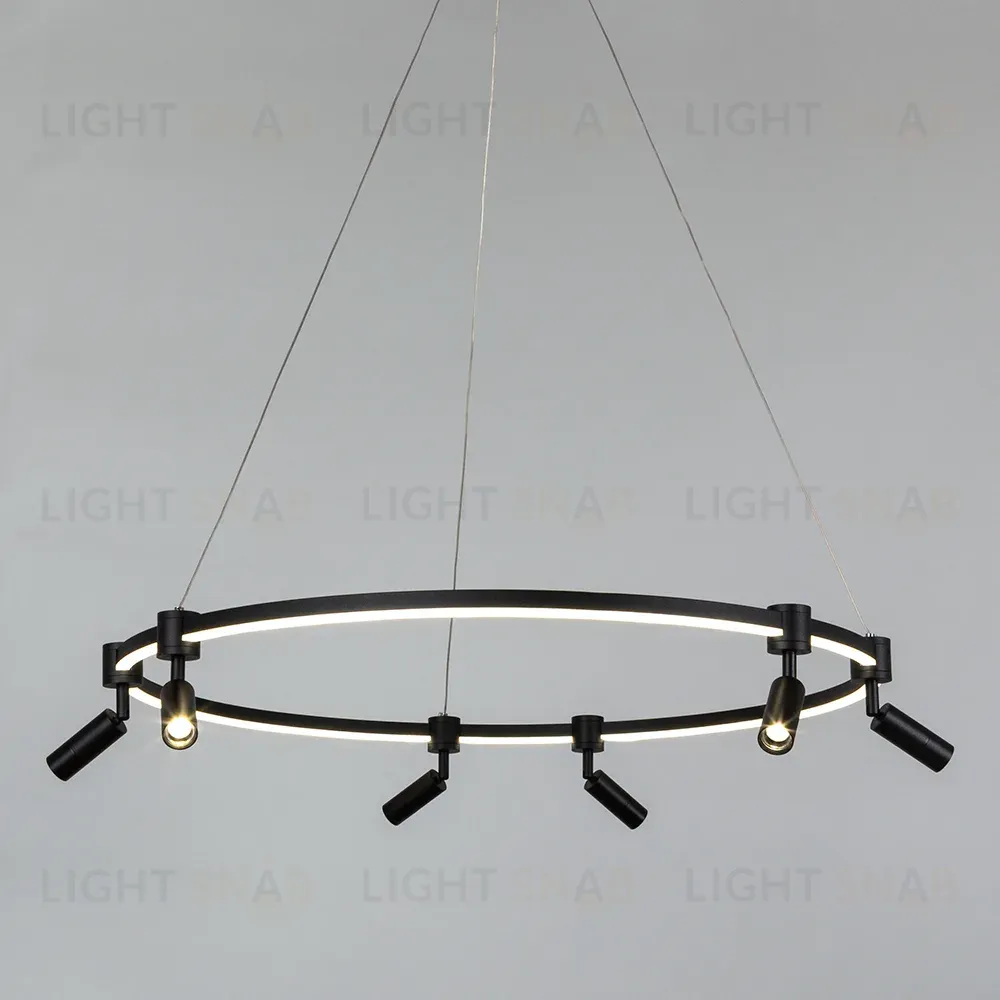 Подвесная люстра Arte Lamp Ring A2186SP-1BK A2186SP-1BK