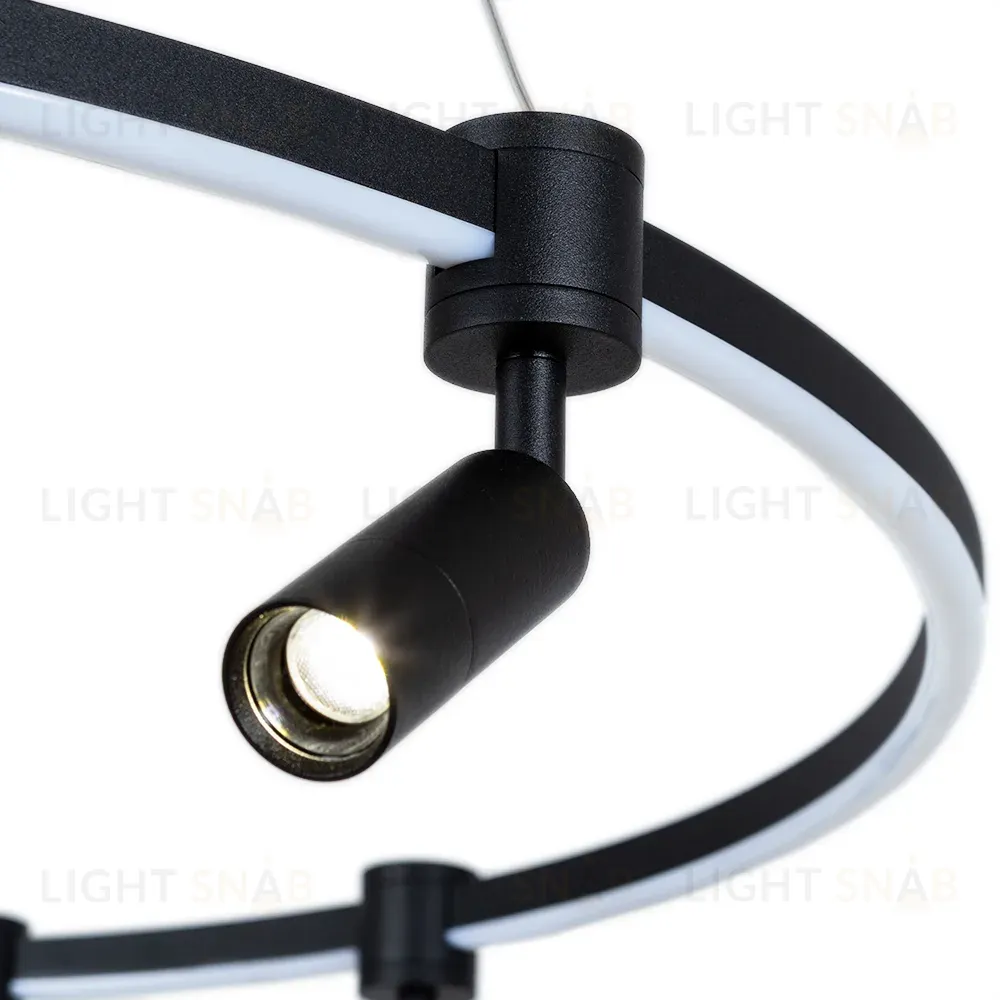 Подвесная люстра Arte Lamp Ring A2186SP-1BK A2186SP-1BK