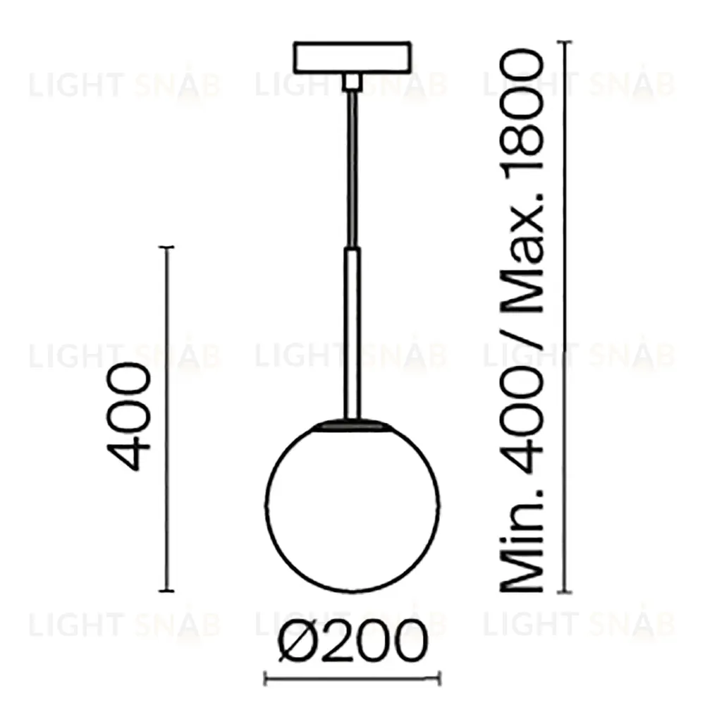 Подвесной светильник Maytoni Basic form MOD321PL-01W1 MOD321PL-01W1