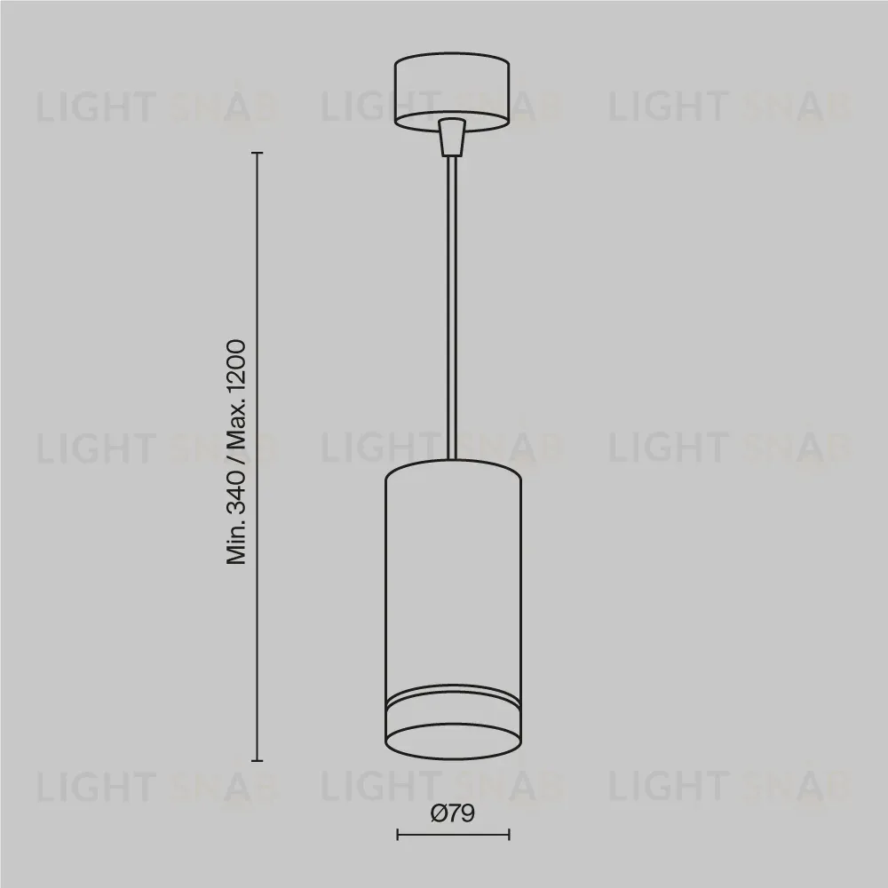 Подвесной светильник Maytoni Technical Orlo P085PL-12W3K-W P085PL-12W3K-W