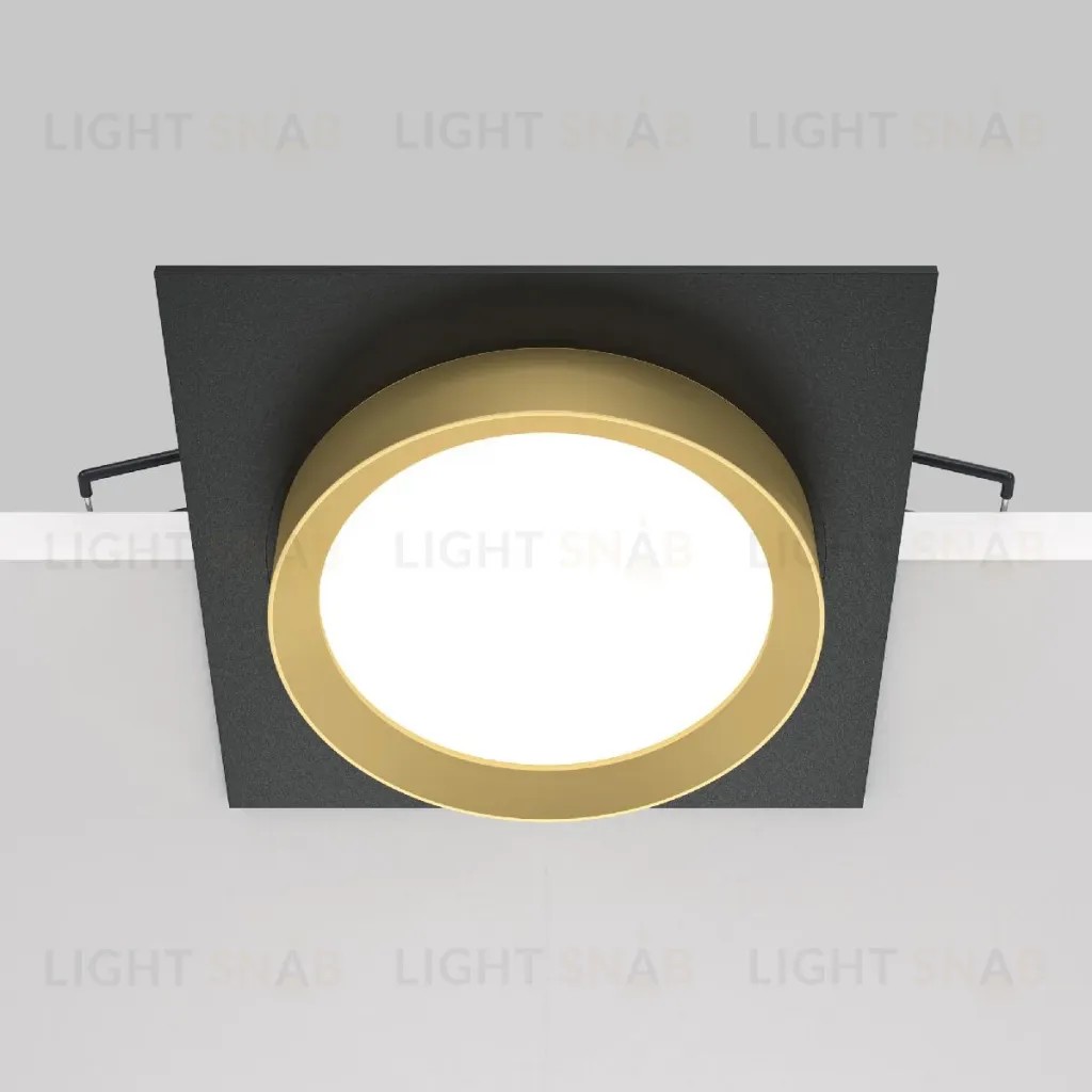 Встраиваемый светильник Maytoni Technical Hoop DL086-GX53-SQ-BG DL086-GX53-SQ-BG