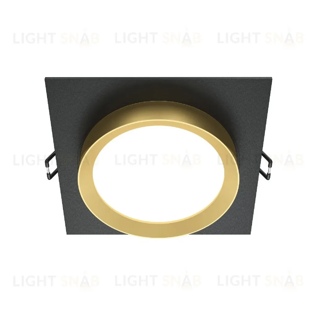 Встраиваемый светильник Maytoni Technical Hoop DL086-GX53-SQ-BG DL086-GX53-SQ-BG