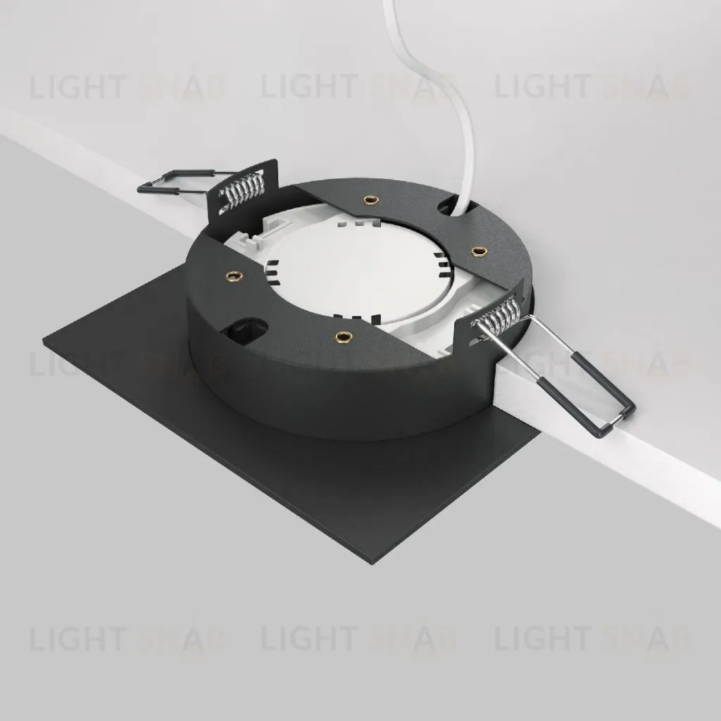 Встраиваемый светильник Maytoni Technical Hoop DL086-GX53-SQ-BG DL086-GX53-SQ-BG