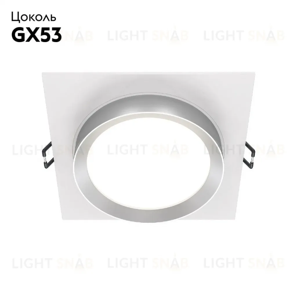 Встраиваемый светильник Maytoni Technical Hoop DL086-GX53-SQ-WS DL086-GX53-SQ-WS