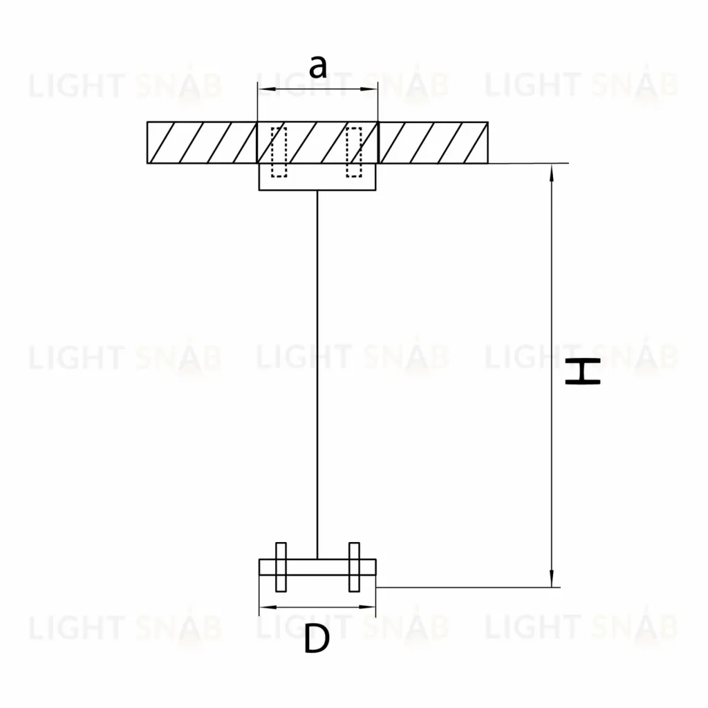 Подвесное крепление Lightstar Rullo 590050 590050