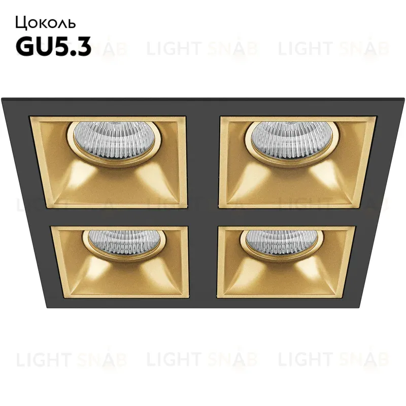 Встраиваемый светильник Lightstar Domino D54703030303 (214547+214503+214503+214503+214503) D54703030303