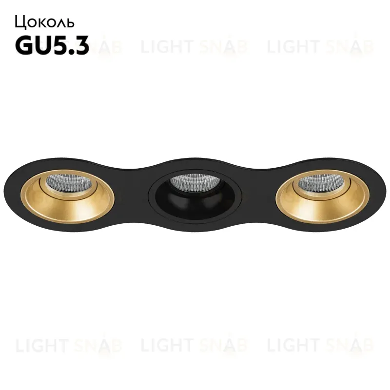 Встраиваемый светильник Lightstar Domino D637030703 (214637+214603+214607+214603) D637030703