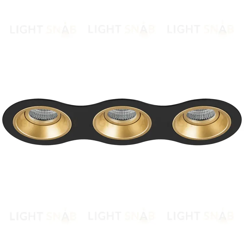 Встраиваемый светильник Lightstar Domino D637030303 (214637+214603+214603+214603) D637030303