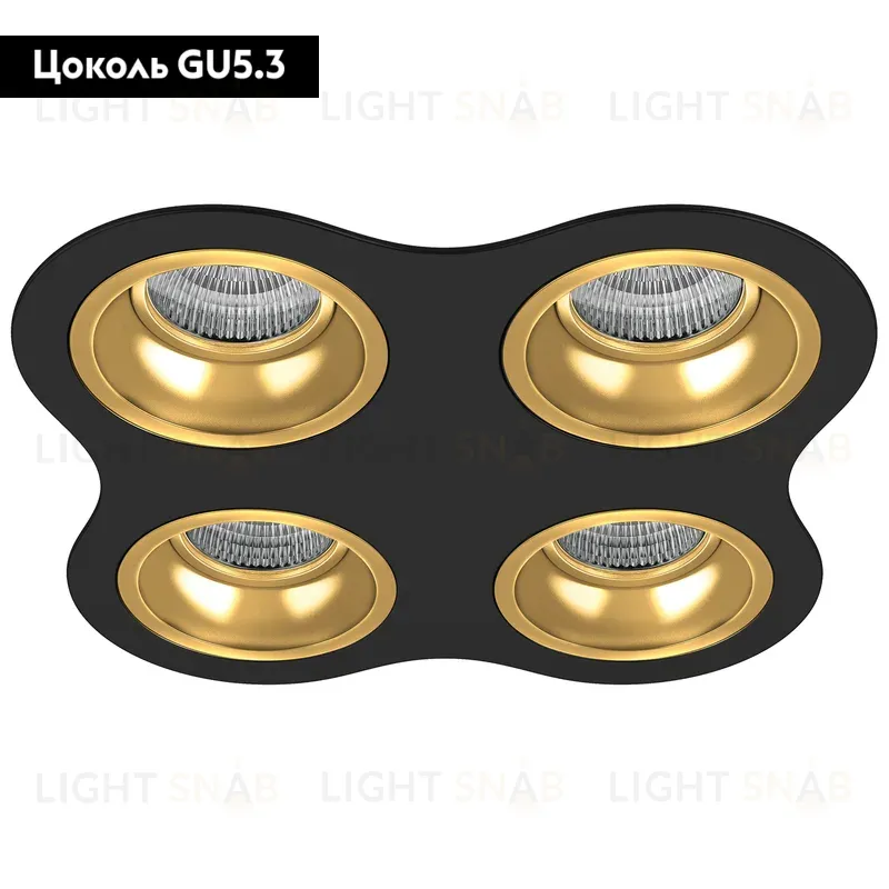 Встраиваемый светильник Lightstar Domino D64703030303 (214647+214603+214603+214603+214603) D64703030303