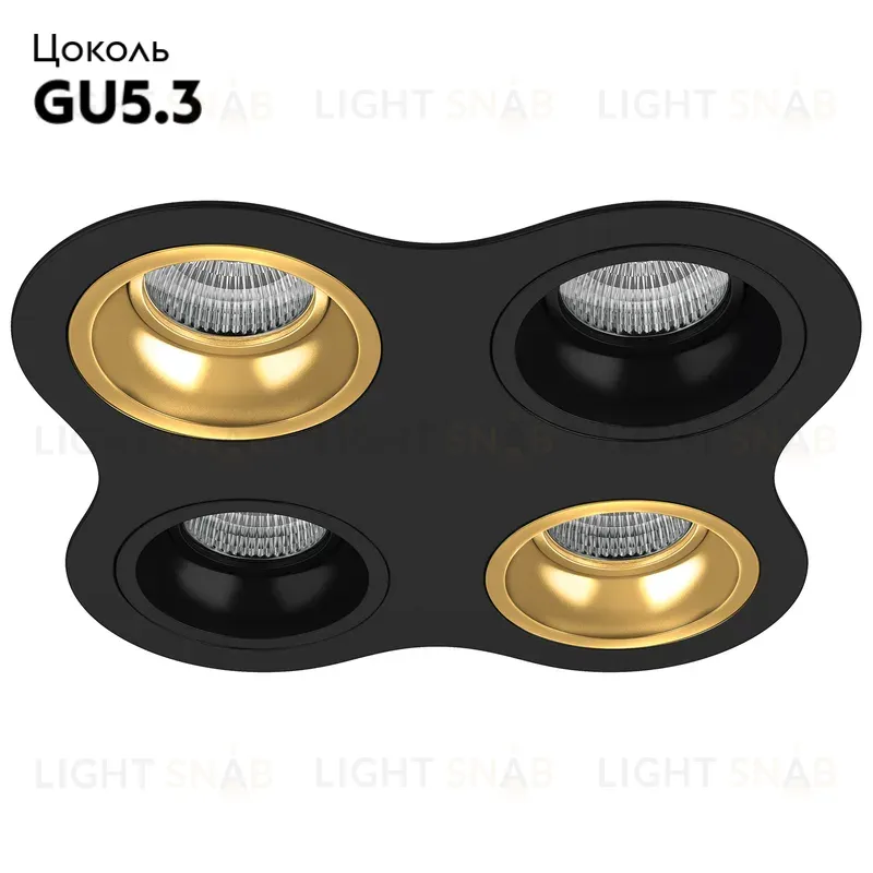 Встраиваемый светильник Lightstar Domino D64703070307 (214647+214603+214607+214603+214607) D64703070307