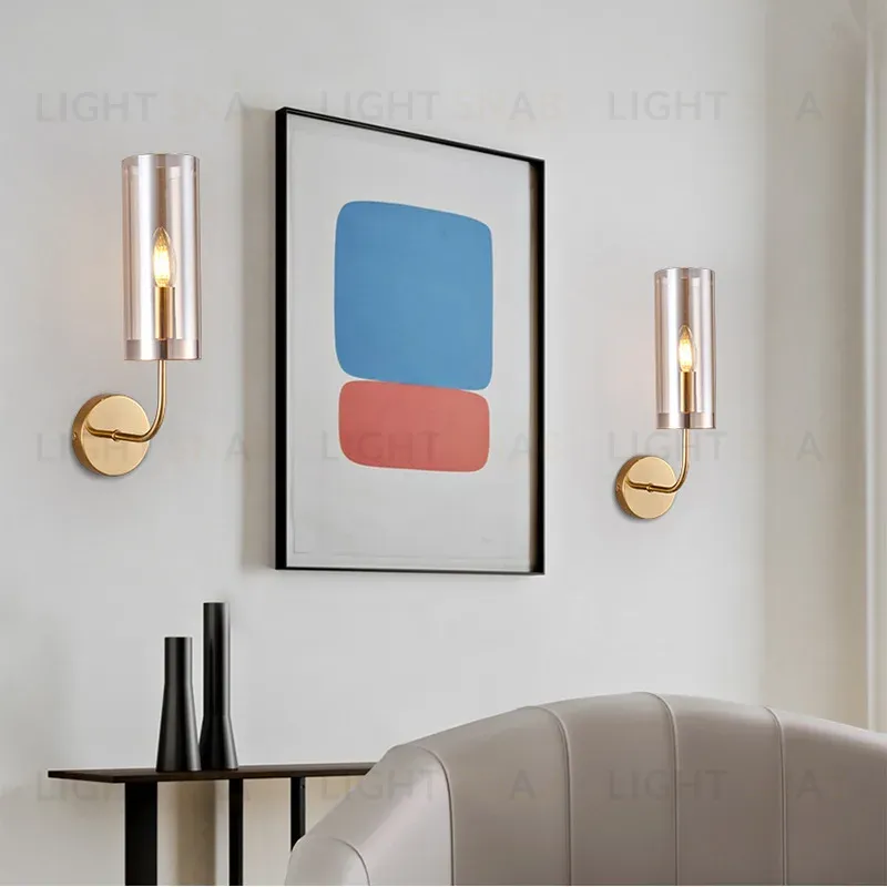 Бра ImperiumLoft Agne Blue Glass Tube 100322-22 100322-22