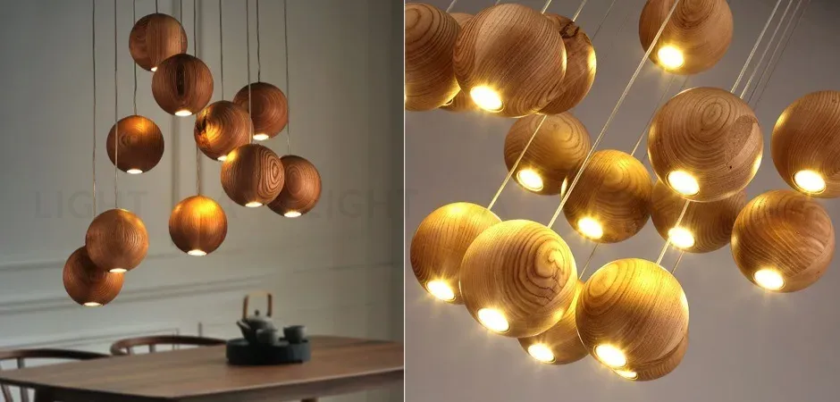 Подвесной светильник ImperiumLoft Lofter Wooden Sphere 73428-22 73428-22