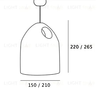 Подвесной светильник ImperiumLoft Large Oak 213680-22 213680-22