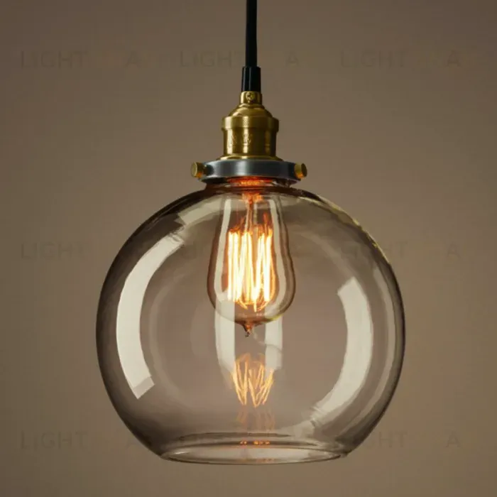 Подвесной светильник ImperiumLoft Loft Clear Glass Sphere Cloche 191634-22 191634-22
