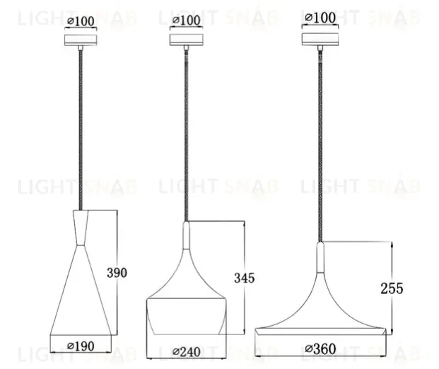 Подвесной светильник ImperiumLoft Dairy Light Beat 74577-22 74577-22