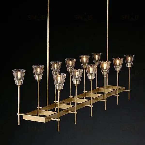 Подвесная люстра ImperiumLoft RH Torche De Verre 74929-22 74929-22