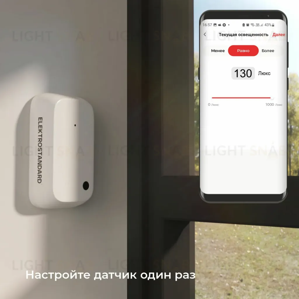 Умный датчик освещения Elektrostandard 4690389186790 a060337 4690389186790