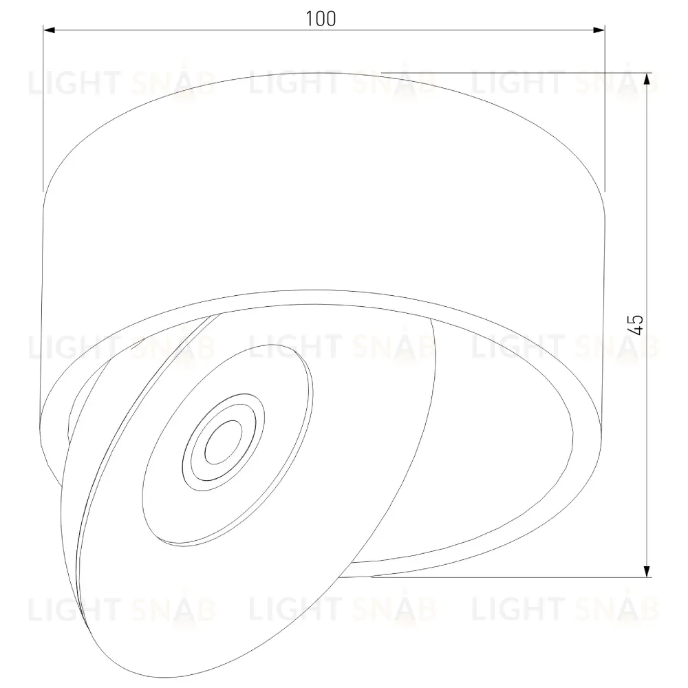 Спот Elektrostandard Glide 4690389185885 a059330 4690389185885