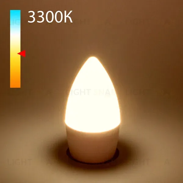 Светодиодна лампа Elektrostandard Свеча E27 6W 3300K 4690389180668 a057935 4690389180668