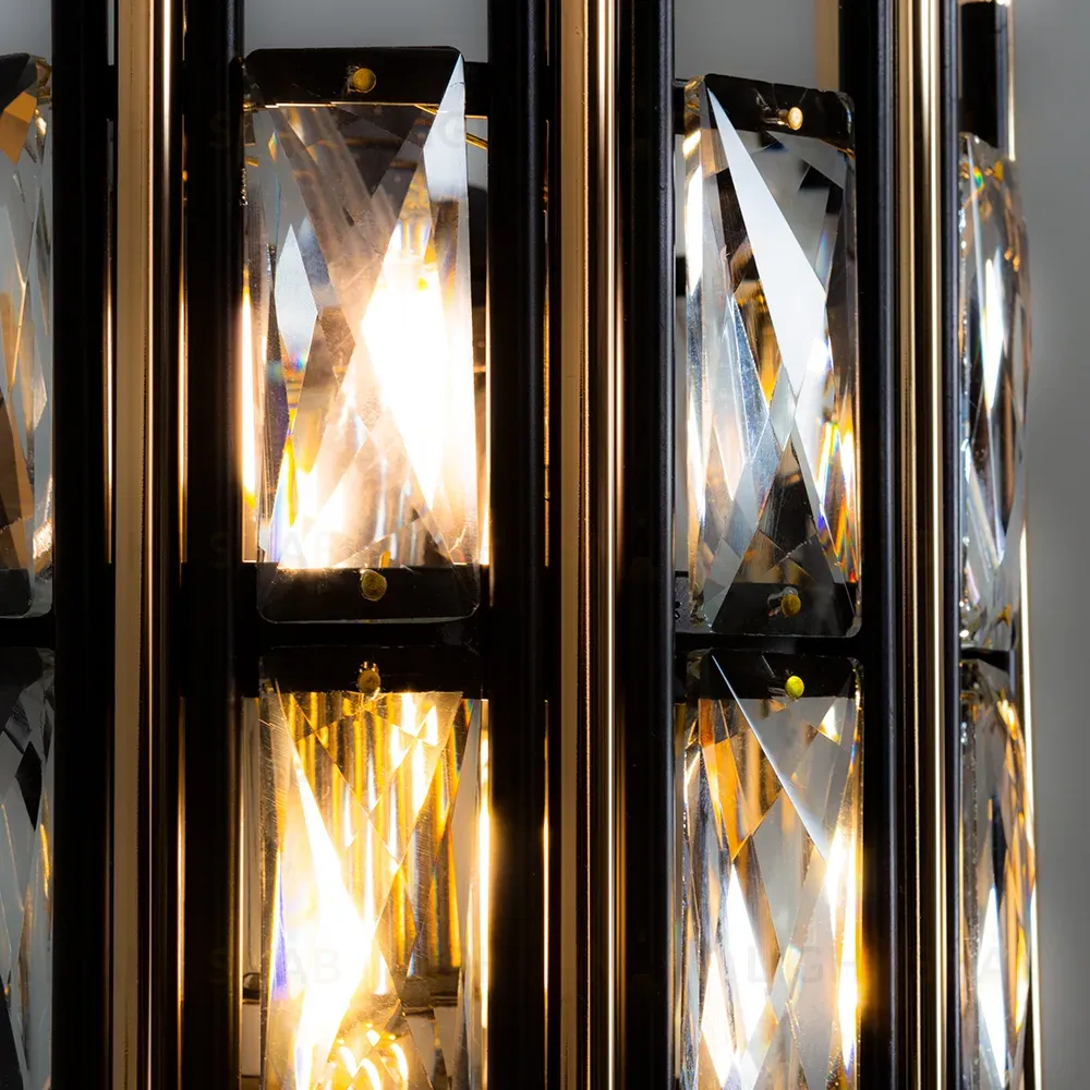 Настенный светильник Arte Lamp Alruba A1043AP-2BK A1043AP-2BK