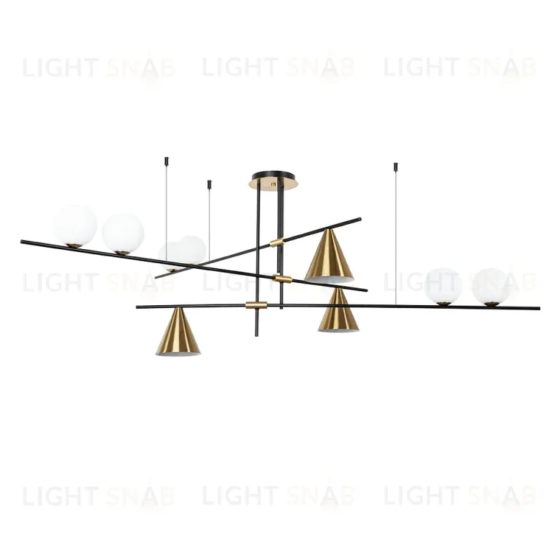 Люстра на штанге Arte Lamp Jacob A7029PL-9BK A7029PL-9BK