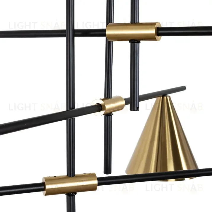 Люстра на штанге Arte Lamp Jacob A7029PL-9BK A7029PL-9BK