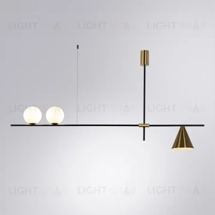 Люстра на штанге Arte Lamp Jacob A7029PL-3BK A7029PL-3BK