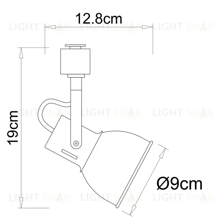 Трековый светильник Arte Lamp Jovi A1677PL-1GO A1677PL-1GO