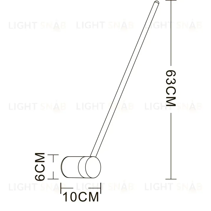 Настенный светильник Arte Lamp Polis A2027AP-1PB A2027AP-1PB