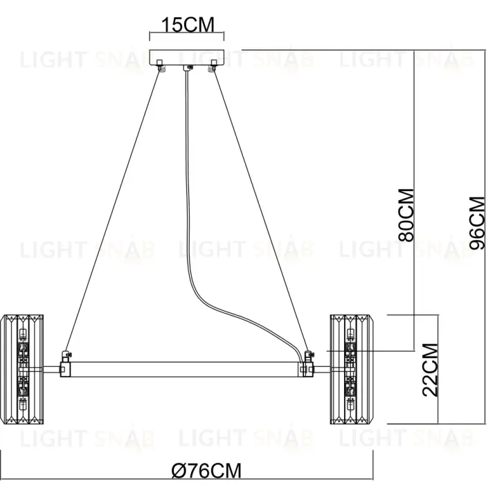 Подвесная люстра Arte Lamp Santorini A1049SP-16GO A1049SP-16GO