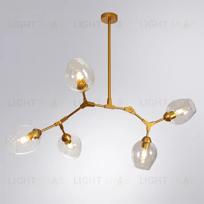 Люстра на штанге Arte Lamp Yuka A4103SP-5GO A4103SP-5GO