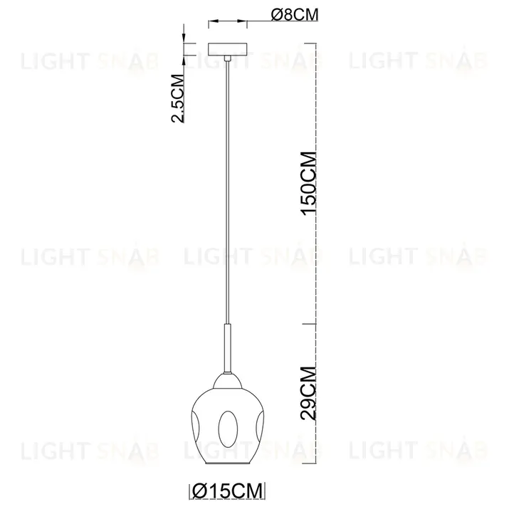 Подвесной светильник Arte Lamp Yuka A7759SP-1PB A7759SP-1PB