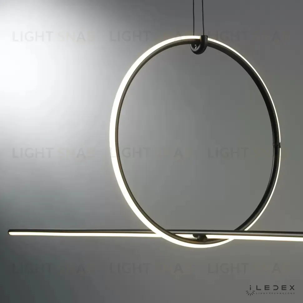 Подвесной светодиодный светильник iLedex Zoom 10339P/A2-35W-3000K BK-WH 10339P/A2-35W-3000K BK-WH
