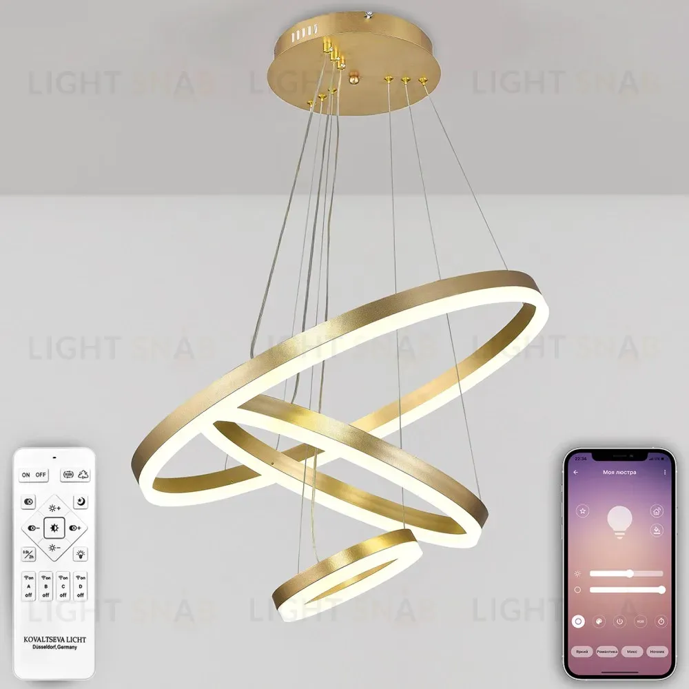 Подвесная люстра Natali Kovaltseva Oreol LED LAMPS 81279 LED LAMPS 81279