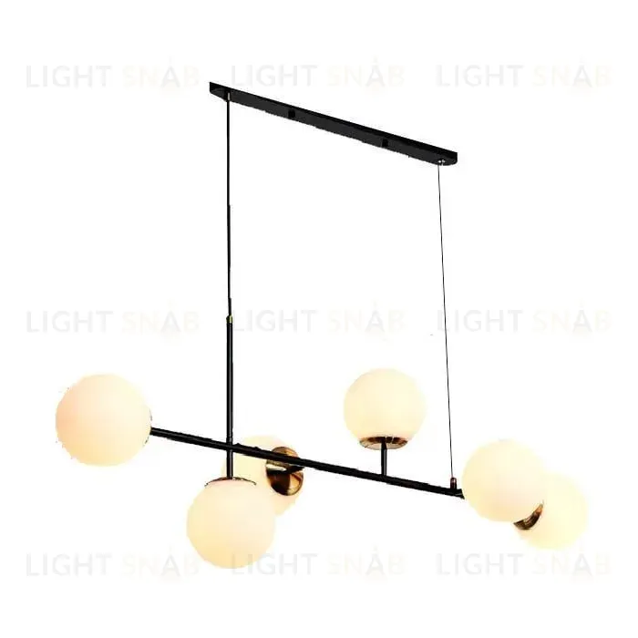 Подвесная люстра iLamp Golden 9136P/6 BK-WH 9136P/6 BK-WH