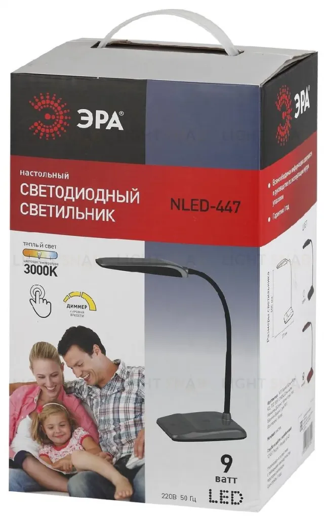Настольная лампа Эра NLED-447-9W-R Б0017434 Б0017434