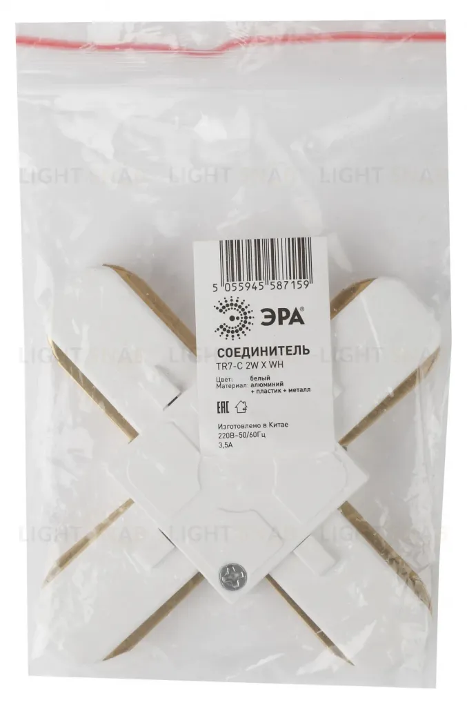 Коннектор Х-образный Эра TR7-C 2W X WH Б0032179 Б0032179
