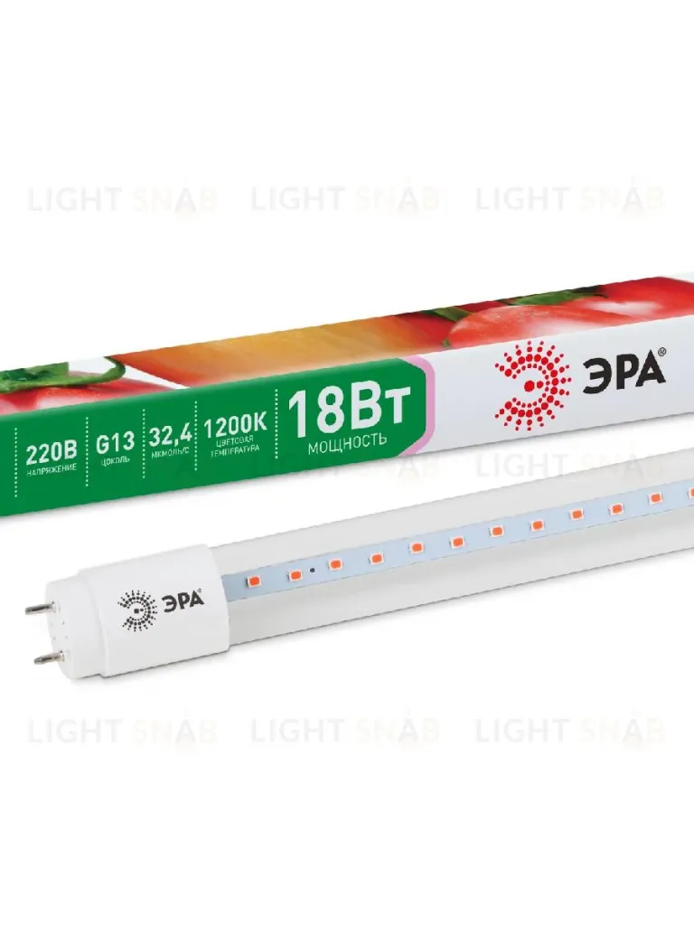 Фитолампа для растений Эра FITO-18W-RB-Т8-G13-NL Б0042990 Б0042990