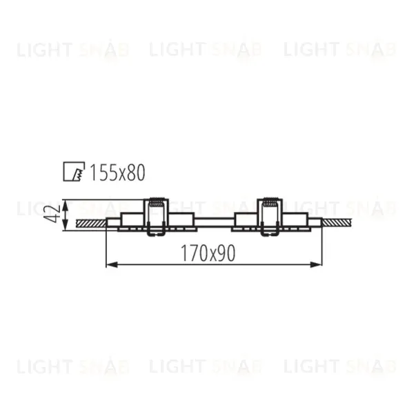 Точечный светильник Kanlux Seidy CT-DTL250-AL 18282 18282