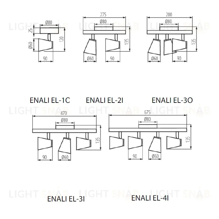 Cпот Kanlux Enali EL-1O W 28760 28760