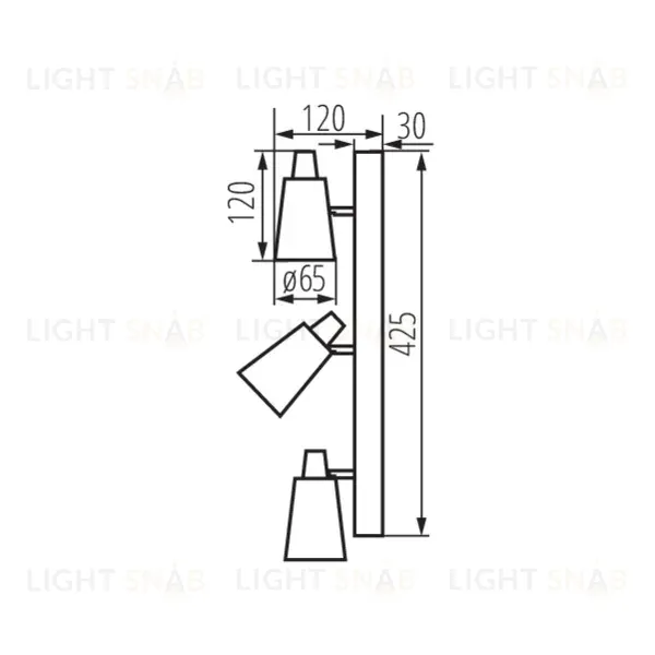 Спот Kanlux Sempra EL-3I B-SR 33095 33095