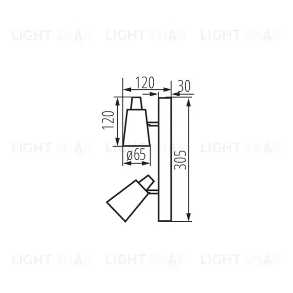 Спот Kanlux Sempra EL-2I B-SR 33093 33093