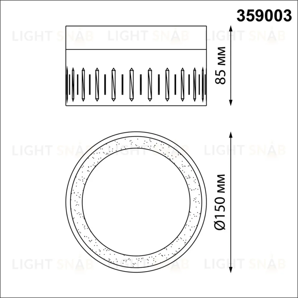 Накладной светильник Novotech Aura 359003 359003