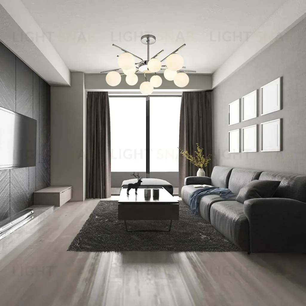 Люстра на штанге Escada Sphere 642/10P Silver 642/10P Silver