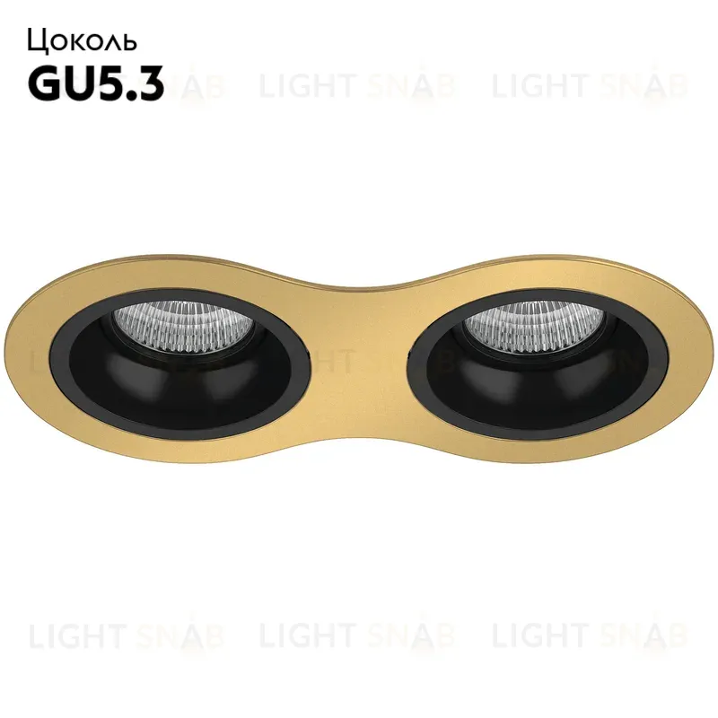 Встраиваемый светильник Lightstar Domino D6230707 (214623+214607+214607) D6230707