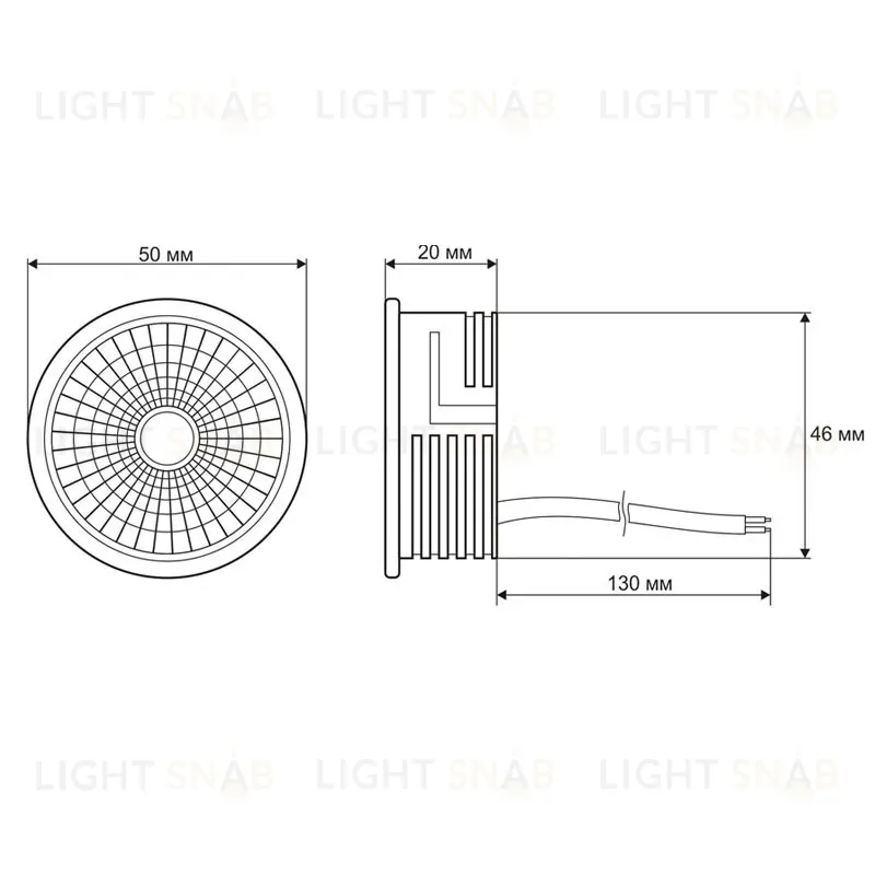 Светодиодный модуль Denkirs DK3000-7W-BK DK3000-7W-BK