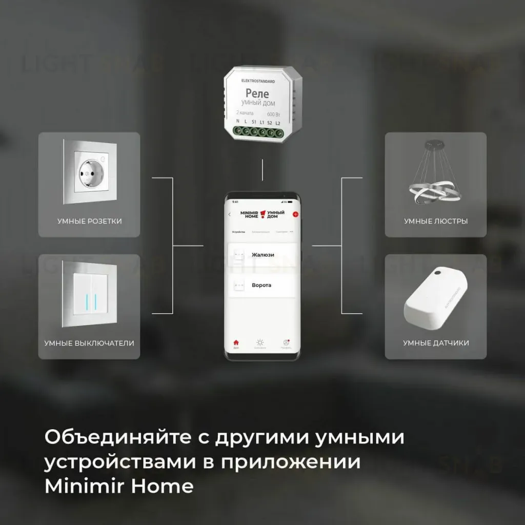 Реле WI-FI для жалюзи и штор Elektrostandard 76008/00 4690389186851 a060692 4690389186851