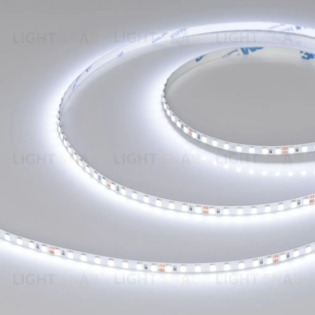 Светодиодная лента Arlight RT-A160-5mm 24V Cool 8K (9.6 W/m, IP20, 2835, 5m) 037808 037808