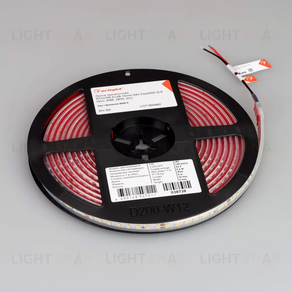 Светодиодная лента Arlight герметичная RTW-PR-A128-10mm 24V Day4000 038738 038738