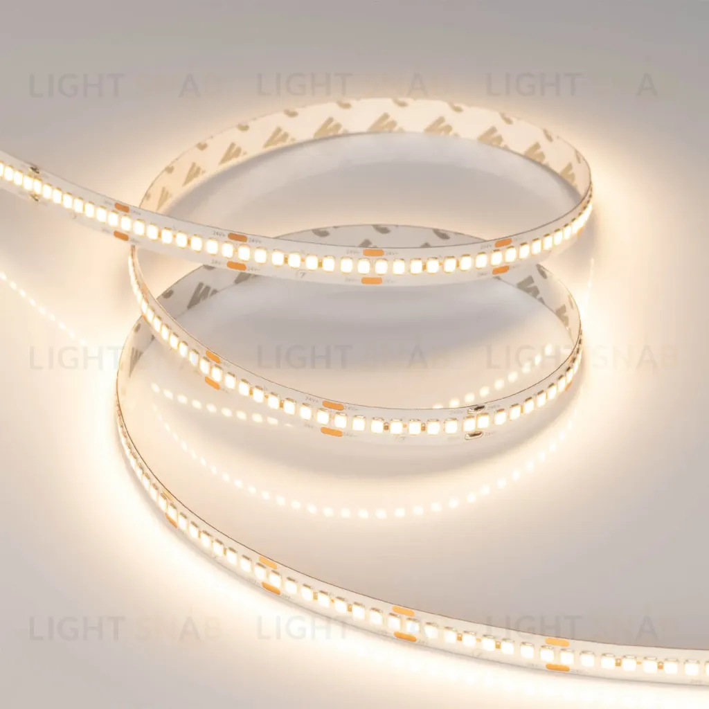 Светодиодная лента Arlight RT-A240-10mm 24V Warm3000 (22 W/m, IP20, 2835, 5m) 038745 038745